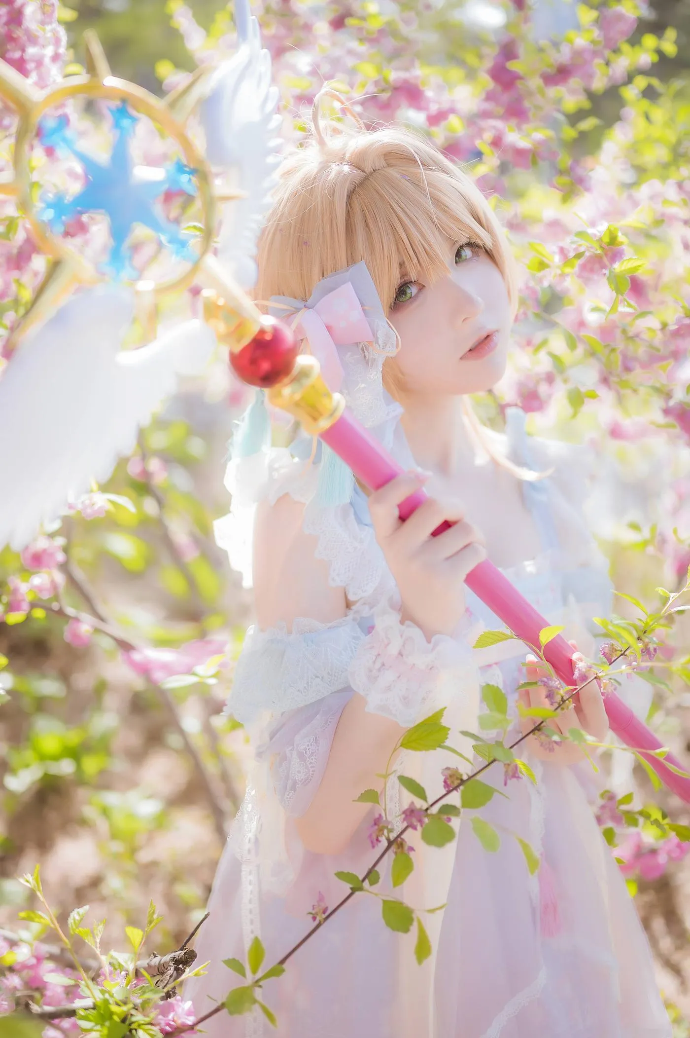 渊秧 – NO.24 魔卡少女樱-木之本樱中华风洋装同人cos [10P]插图8